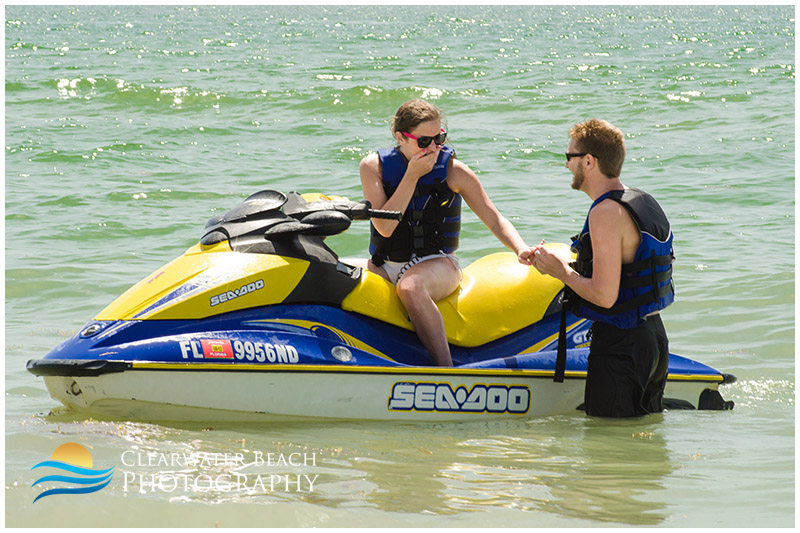 Clearwater Beach Wedding Portrait Close up