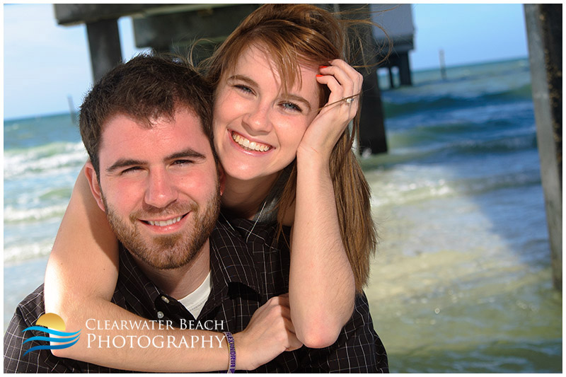 Clearwater Beach Wedding Portrait Close up