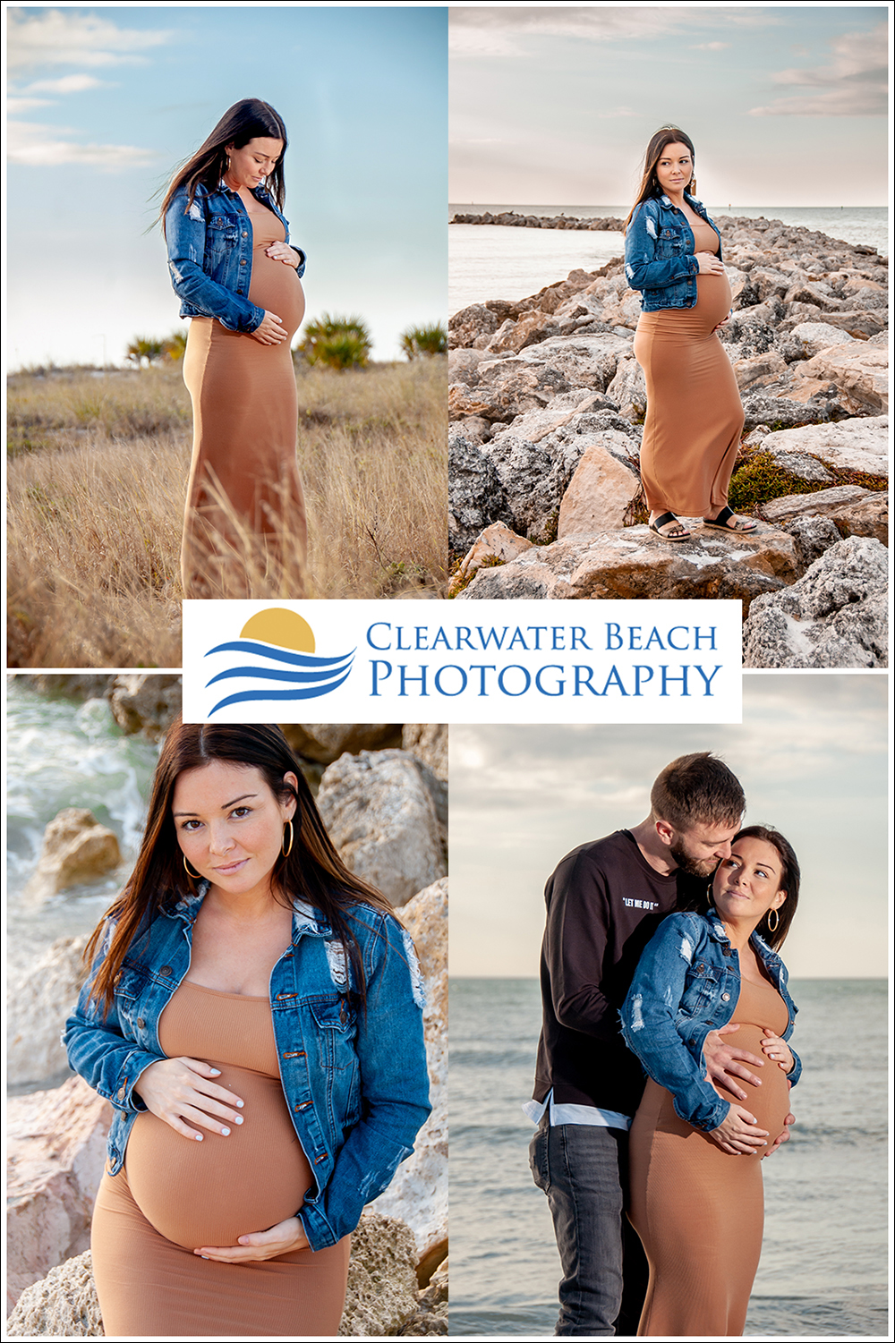 Maternity Photographer in Clearwater Beach Photo Collage